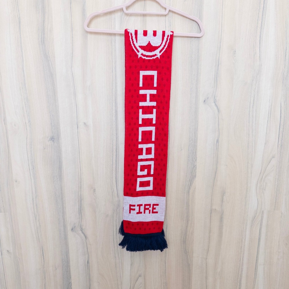 Chicago Fire Section 8 CF97 We Will Scarf Euroscarves Made Poland MLS Soccer